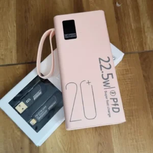 GOOJODOQ Mini Sạc dự phòng 2024 Sạc nhanh 22,5w, Màn hình hiển thị pin 20000 mah, đèn pin độ sáng cao Phụ kiện sạc pin