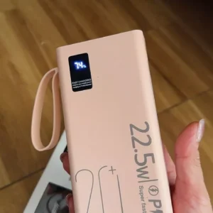 GOOJODOQ Mini Sạc dự phòng 2024 Sạc nhanh 22,5w, Màn hình hiển thị pin 20000 mah, đèn pin độ sáng cao Phụ kiện sạc pin