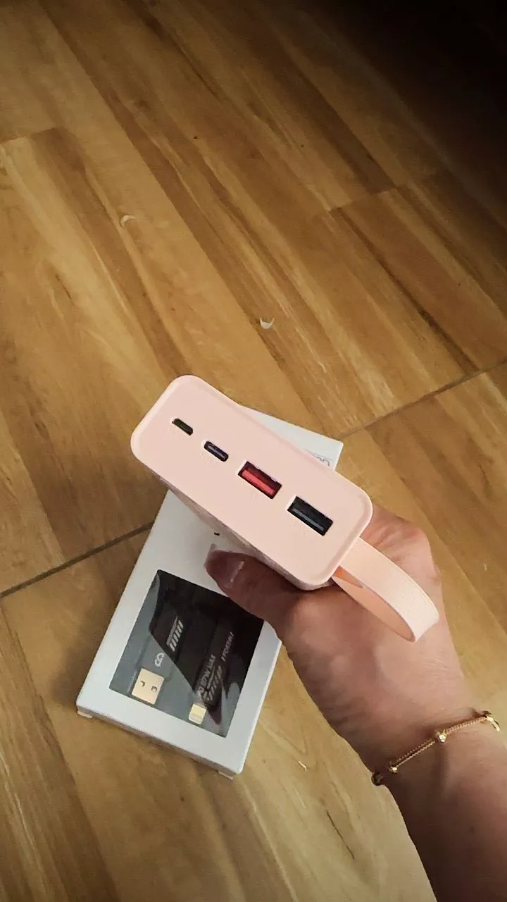GOOJODOQ Mini Sạc dự phòng 2024 Sạc nhanh 22,5w, Màn hình hiển thị pin 20000 mah, đèn pin độ sáng cao Phụ kiện sạc pin
