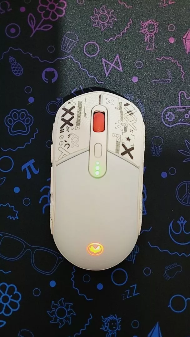 Chuột Silent Gaming Atas F30 Không dây Bluetooth - 3 MODE - Pin sạc 500mah - Sử dụng liên tục 50h - Có app Marco