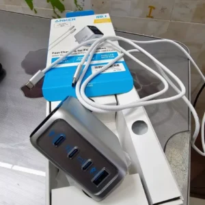 Bộ sạc nhanh Anker ZoLo 140W 4 cổng | Sạc nhanh cho laptop | 3 USB-C & 1 USB-A sạc 4 thiết bị - B2697