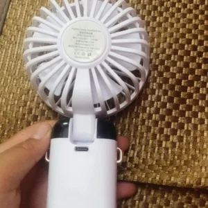 Quạt Cầm Tay Mini PTLUXURY Tích Điện ,Pin Sạc 10.000mAh,5 Tốc Độ Gió Có Dây Đeo Cổ,Đèn LED Hiển Thị Mẫu Mới