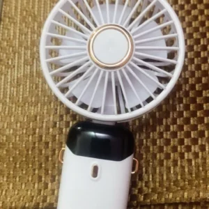 Quạt Cầm Tay Mini PTLUXURY Tích Điện ,Pin Sạc 10.000mAh,5 Tốc Độ Gió Có Dây Đeo Cổ,Đèn LED Hiển Thị Mẫu Mới