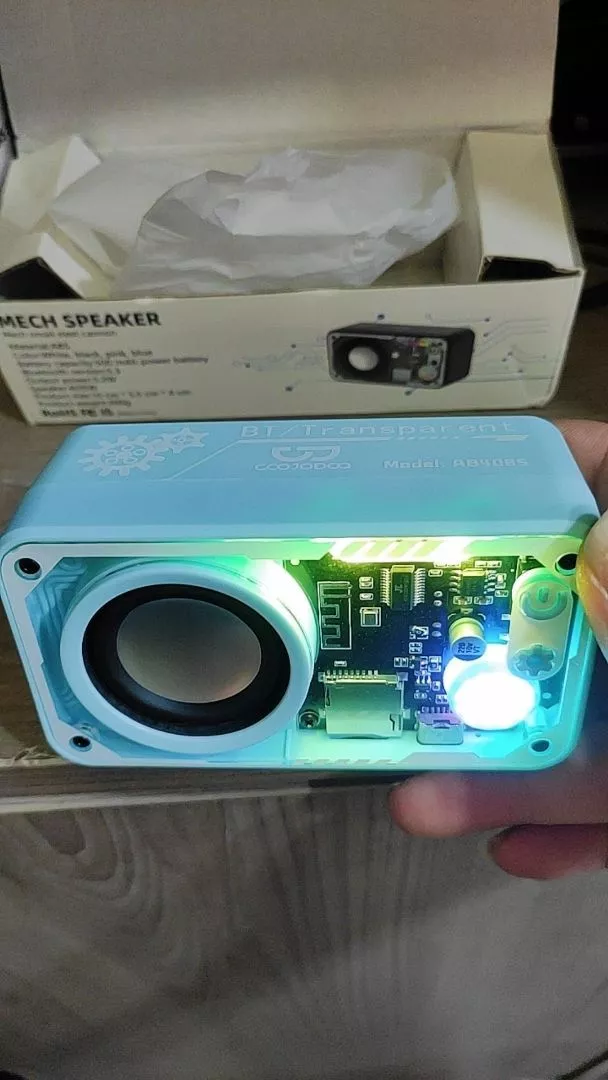 GOOJODOQ Loa Bluetooth LED 5.3 Hệ thống âm thanh vòm Loa đa chức năng RGB Có thể kết nối với máy tính để bàn / máy tính xách tay / TV / loa điện thoại di động / hỗ trợ kết nối có dây