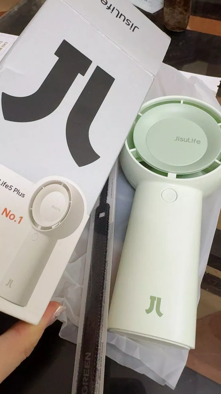Quạt Cầm Tay Mini JISULIFE FA43 Siêu Mát - Sạc Nhanh - Pin 4000/6000mAh Sử Dụng Lên Đến 12H - Bảo Hành 12 Tháng