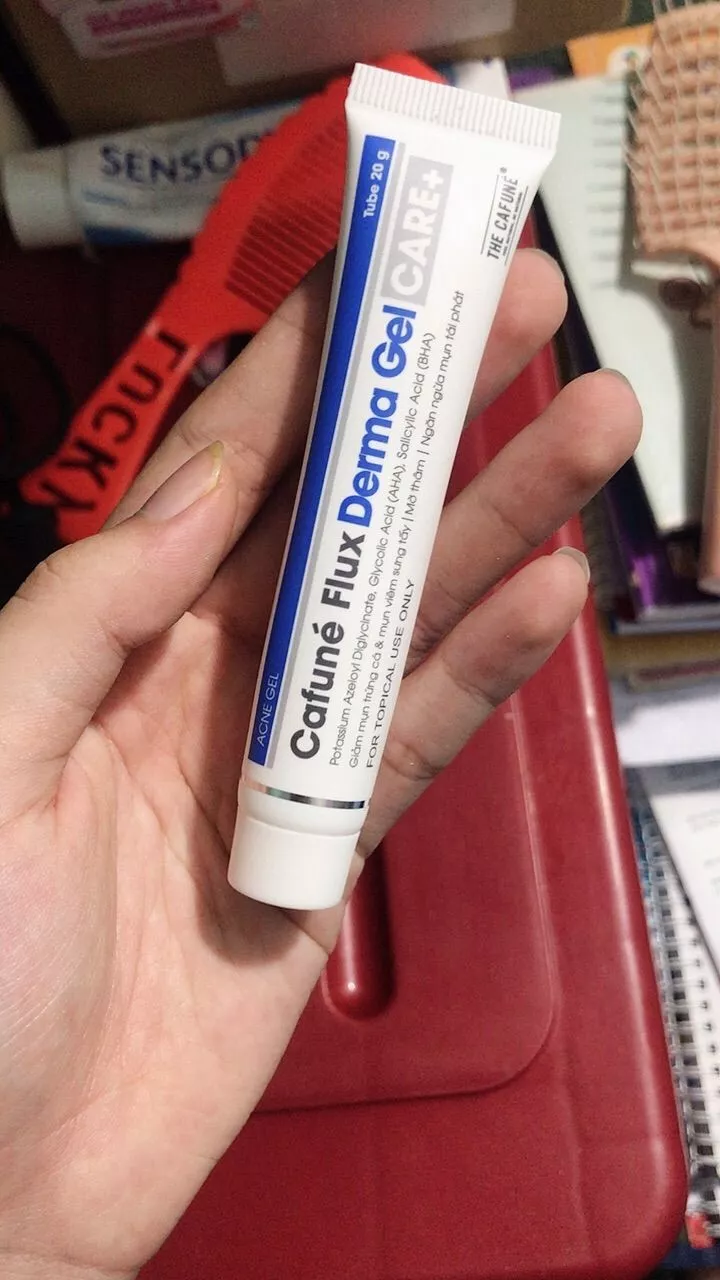 Kem Giảm Mụn Mờ Thâm Cafuné Flux Derma Gel 20g Gel Kết Cấu Trong Suốt Hỗ Trợ Cân Bằng Dầu & Dưỡng Ẩm