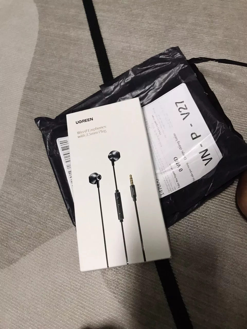 Tai nghe có dây UGREEN 3,5mm Type C Tai nghe bán tai HiFi có micrô