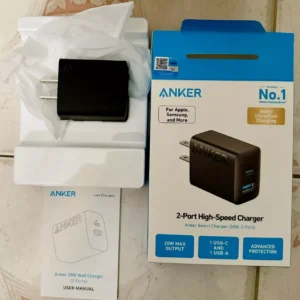 [LIVE] Combo Củ sạc nhanh Anker 20W 2 cổng 1USB-C & 1USB-A Kèm Cáp USB-C to USB-C dùng cho iPhone iPad Airpods - B2348
