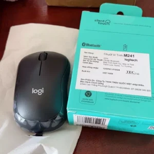 Chuột Bluetooth Logitech M241 Silent - Không dây, Nhỏ gọn, Tương thích Windows, macOS