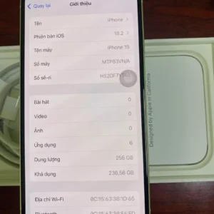 Apple iPhone 15 256GB Chính hãng VN/A
