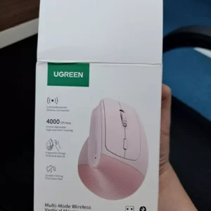 UGREEN Chuột không dây Bluetooth 5.0+2.4G Chuột bấm im lặng không dây 4000DPI dọc tiện dụng cho máy tính xách tay laptop MCBook PC Tablet PAD Windows Mac OS