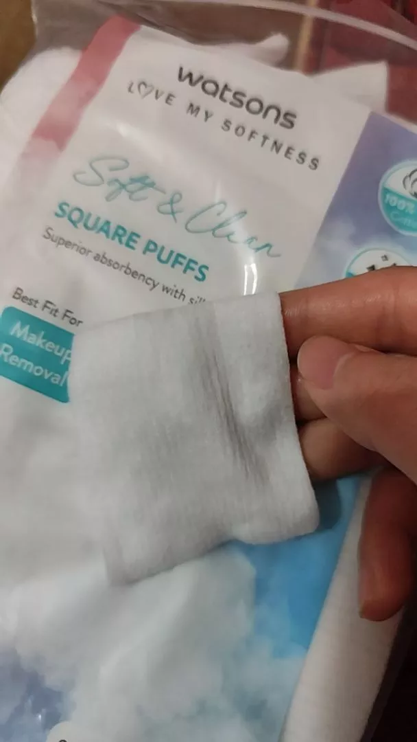 Bông Tẩy Trang Watsons Square Puffs 150S+40%