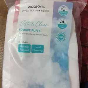 Bông Tẩy Trang Watsons Square Puffs 150S+40%
