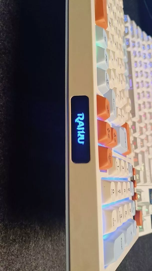 Bàn phím giả cơ Gaming RaiKu K98 full size - Led Rainbow siêu đẹp - Có núm xoay - Phím BPT - Gõ êm