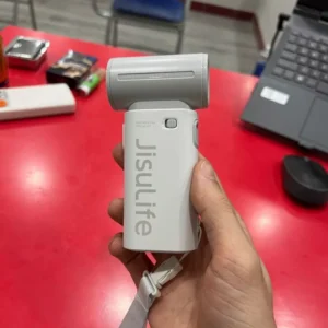 Quạt cầm tay mini Jisulife Life 9 ABS 5 cấp độ gió 3600mAh/5000mAh - Sử dụng liên tục 12h - Chính hãng - BH 12 tháng