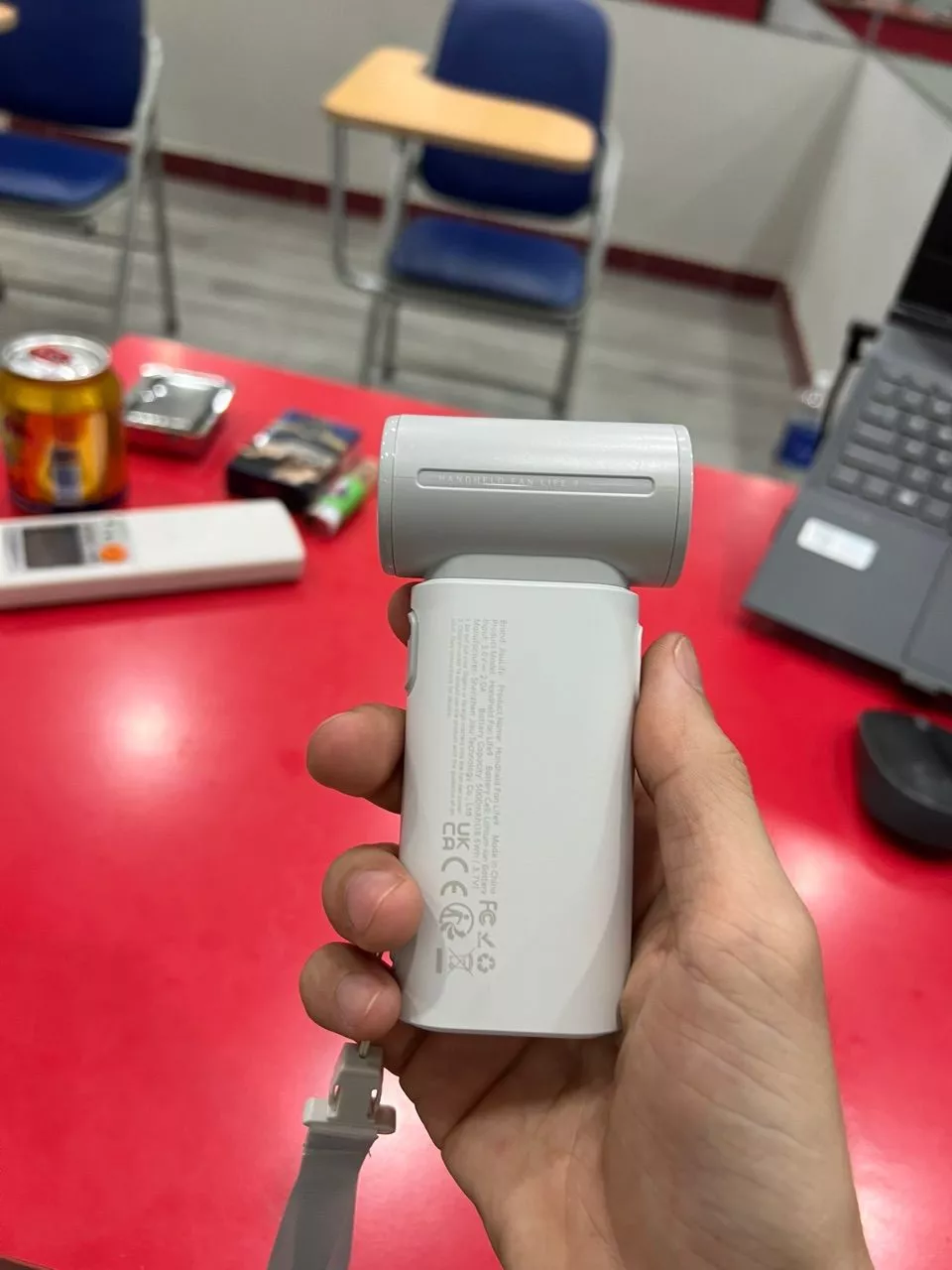 Quạt cầm tay mini Jisulife Life 9 ABS 5 cấp độ gió 3600mAh/5000mAh - Sử dụng liên tục 12h - Chính hãng - BH 12 tháng