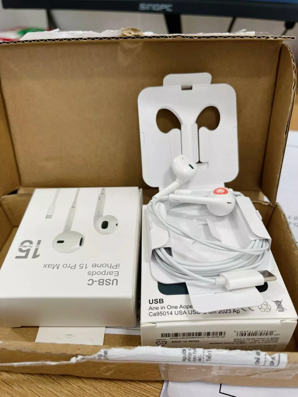 Tai Nghe Type C Dành Cho 15 Pro Max 17 Pro 16 Và Samsung Xiaimi Oppo Cổng Type C C Nghe Gọi Đầy Đủ Bass Nghe Nhạc