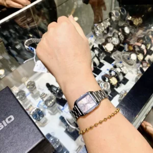 Đồng Hồ Casio Nữ Series LTP-V007 Sang Trọng Thanh Lịch Mặt Kính Khoáng 22mm Dây Da Kháng Nước Chính Hãng