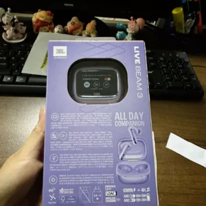 Tai Nghe True Wireless JBL Live Beam 3 có màn hình cảm ứng - Hàng Chính Hãng