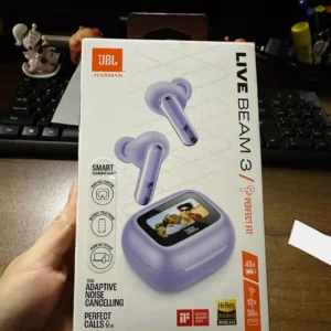 Tai Nghe True Wireless JBL Live Beam 3 có màn hình cảm ứng - Hàng Chính Hãng