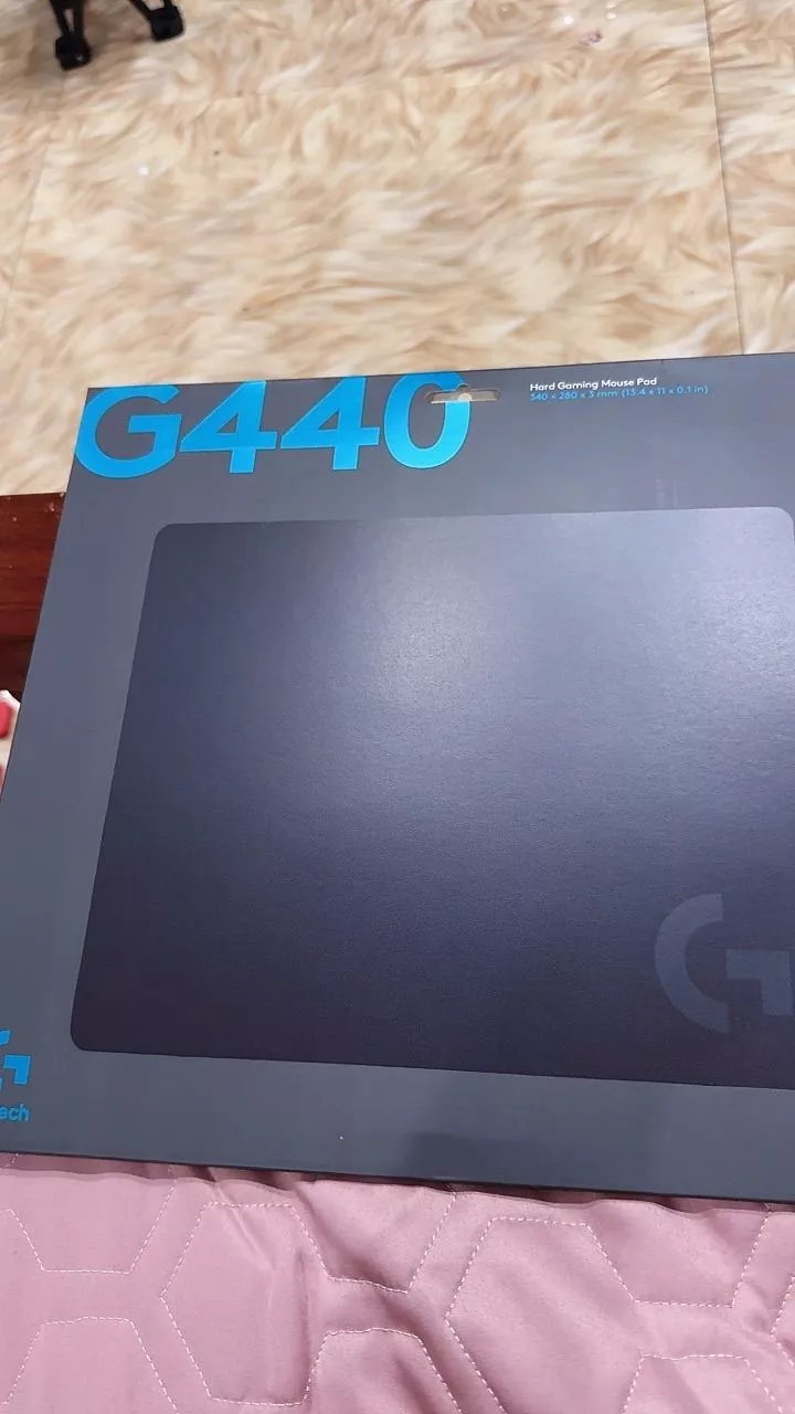 Bàn Di Chuột Chơi Gaming Cao Cấp Logitech G440 - Mousepad cứng, mặt vải, chống trượt, 340x280x3(mm)
