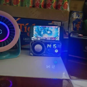 GOOJODOQ Loa Bluetooth LED 5.3 Hệ thống âm thanh vòm Loa đa chức năng RGB Có thể kết nối với máy tính để bàn / máy tính xách tay / TV / loa điện thoại di động / hỗ trợ kết nối có dây