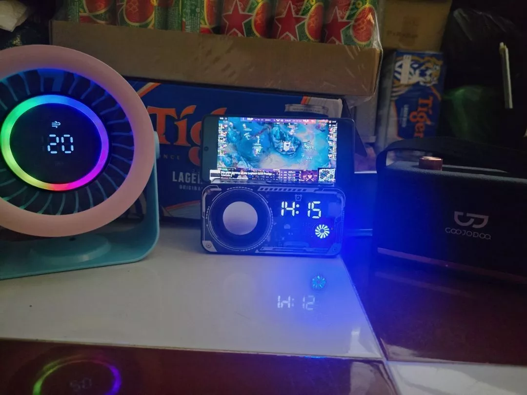 GOOJODOQ Loa Bluetooth LED 5.3 Hệ thống âm thanh vòm Loa đa chức năng RGB Có thể kết nối với máy tính để bàn / máy tính xách tay / TV / loa điện thoại di động / hỗ trợ kết nối có dây