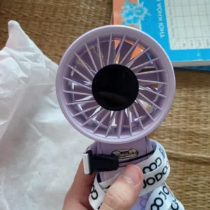 【Bảo hành tại địa phương】 GOOJODOQ Quạt gấp 3 trong 1 180° im lặng 100 cấp độ có thể điều chỉnh siêu năng lượng gió Quạt di động Màn hình LED
