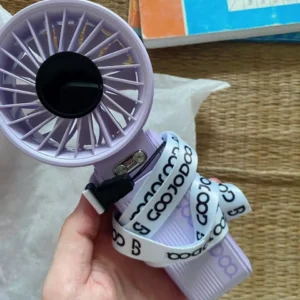 【Bảo hành tại địa phương】 GOOJODOQ Quạt gấp 3 trong 1 180° im lặng 100 cấp độ có thể điều chỉnh siêu năng lượng gió Quạt di động Màn hình LED