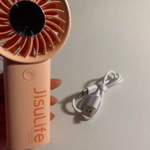 Quạt cầm tay mini Jisulife Life 4 ABS 5 cấp độ gió 3600mAh/5000mAh - Sử dụng liên tục 12h - Chính hãng - BH 12 tháng