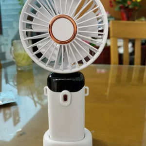 Quạt cầm tay mini gấp gọn 5 cấp độ Didooglt sạc pin tiện dụng, tích điện nhỏ gọn, dễ mang đi