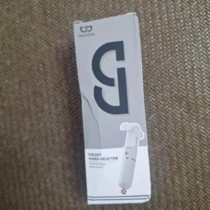 Quạt cầm tay mini 3 tốc độ GOOJODOQ 2500Mah kèm pin sạc dự phòng Type-C để sử dụng ngoài trời