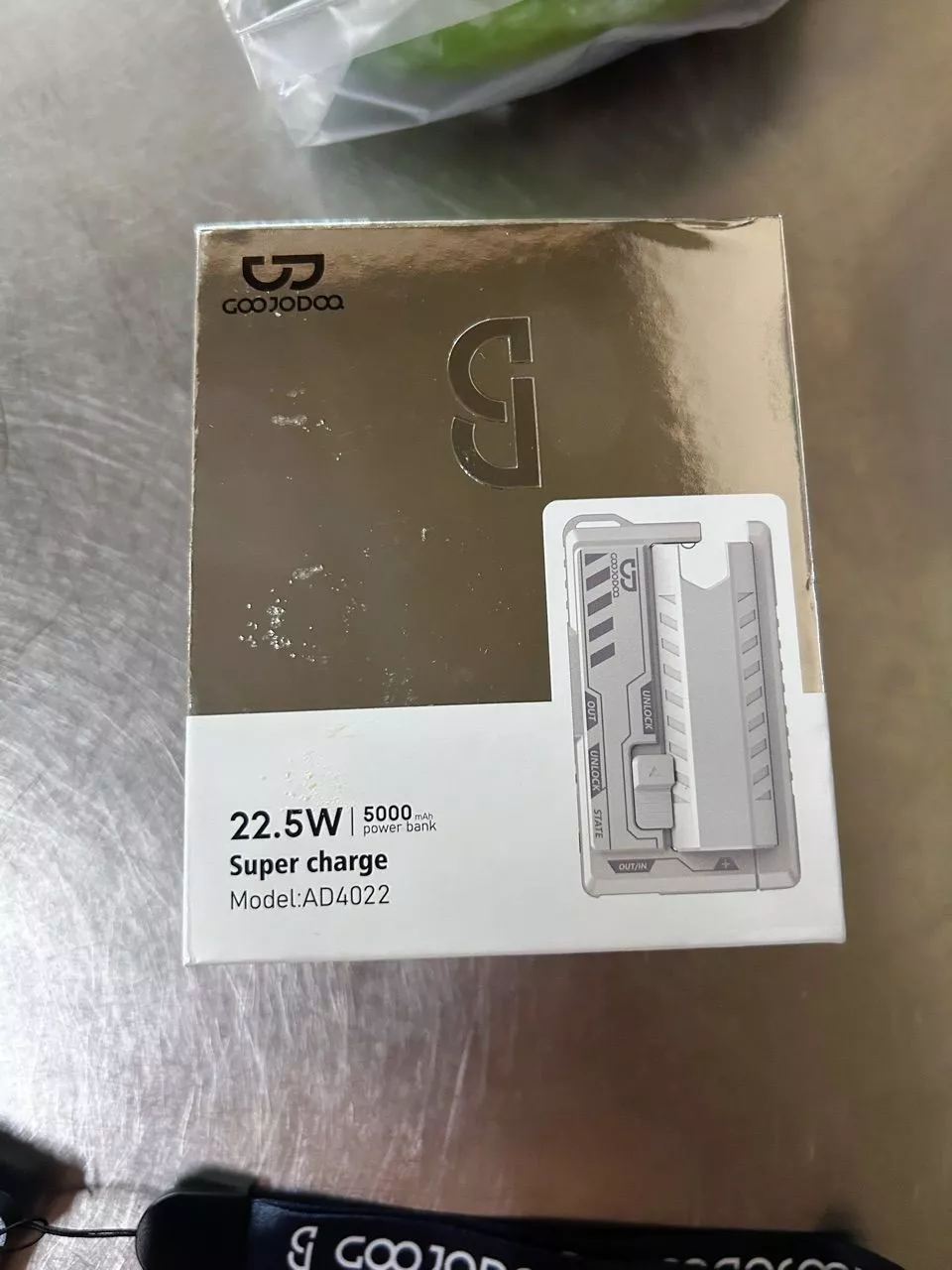 GOOJODOQ 22.5w 10000Mah Sạc dự phòng di động Hai pin Mecha Style Nhẹ Typc-C / Light-ning Power Bank