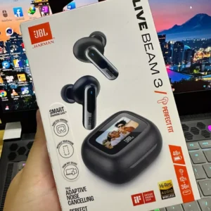 Tai Nghe True Wireless JBL Live Beam 3 có màn hình cảm ứng - Hàng Chính Hãng