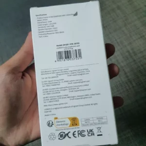 Tai nghe nhét tai UGREEN Aux, Tai nghe có dây 3,5 mm Điều khiển âm lượng cách ly tiếng ồn có micrô cho AndroidMP3 / MP4 / Pad