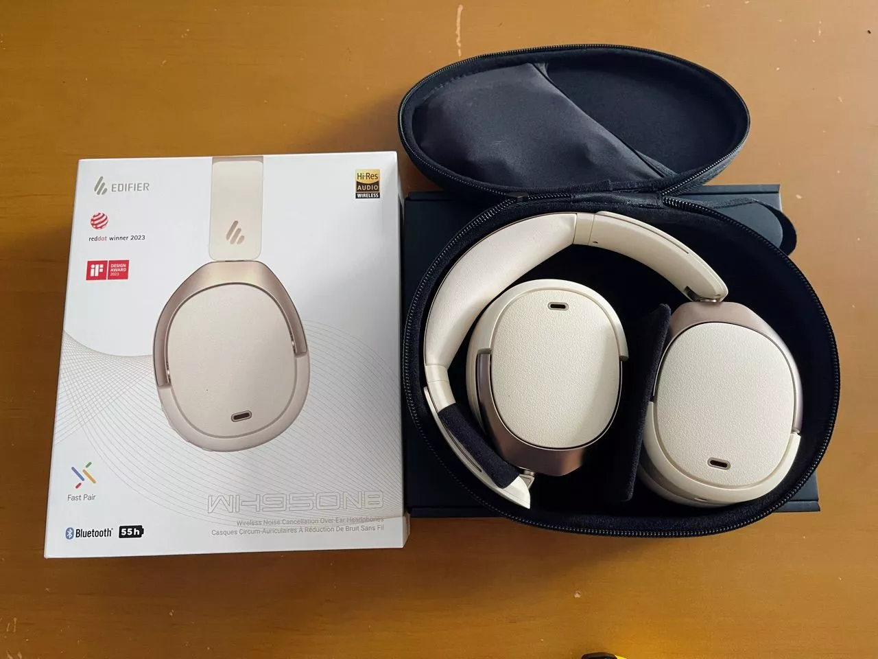 Tai Nghe Chụp Tai Bluetooth Chống Ồn EDIFIER WH950NB/W80 - Hi-Res Audio - Pin Đến 55H - Cá Nhân Hóa EQ-15 Tháng Bảo Hành