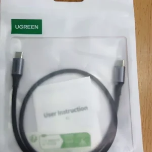 UGREEN Type-C 60W Cáp Sạc USB C Sang USB C Cho iPhone 15 Samsung Xiaomi Air Macbook iPad Pro 12.9 11