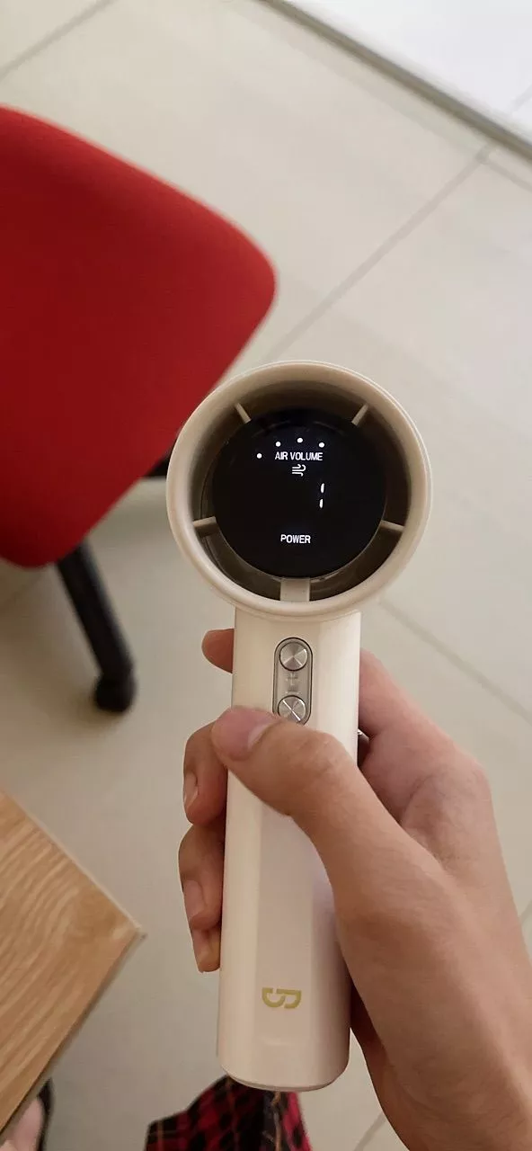Bảo hành chính thức Quạt mini Goojodoq có màn hình kỹ thuật số LED