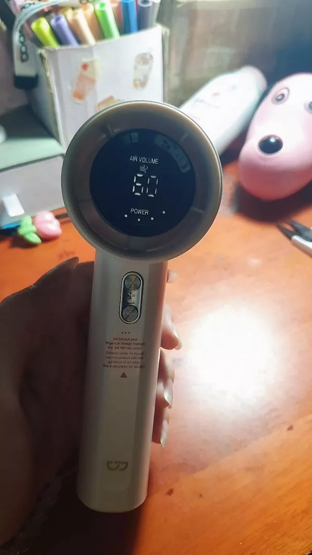 Bảo hành chính thức Quạt mini Goojodoq có màn hình kỹ thuật số LED