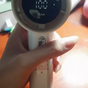 Bảo hành chính thức Quạt mini Goojodoq có màn hình kỹ thuật số LED