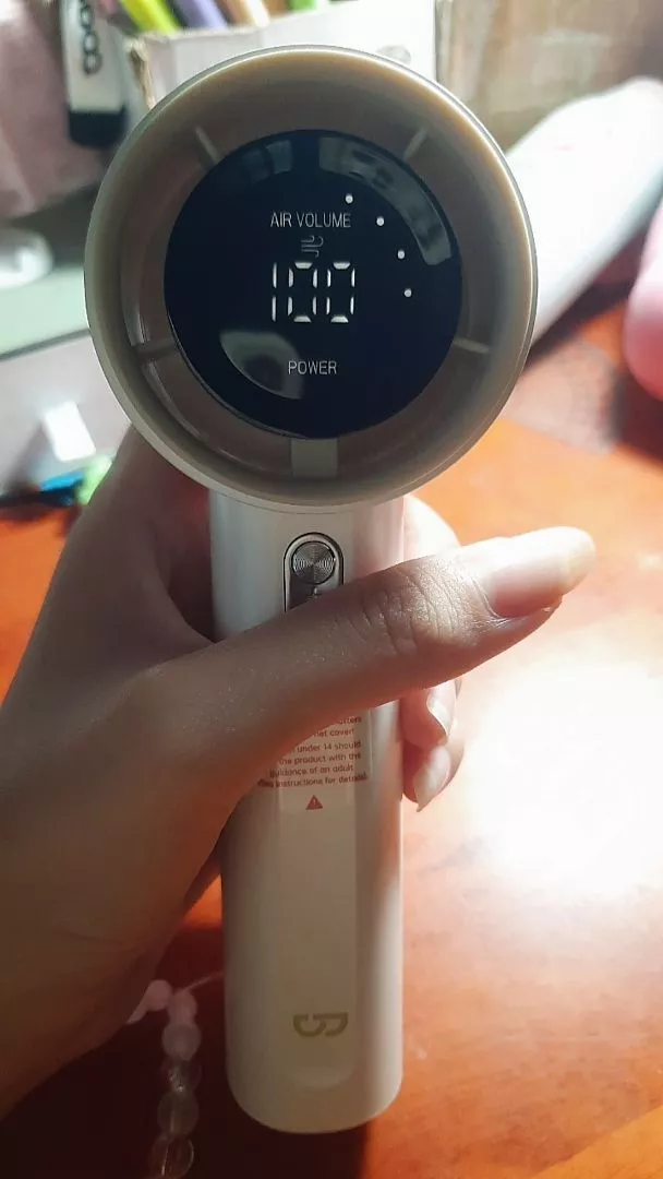 Bảo hành chính thức Quạt mini Goojodoq có màn hình kỹ thuật số LED