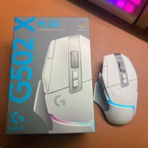Chuột gaming không dây Logitech G G502 X PLUS LIGHTSPEED LIGHTFORCE Hybrid RGB Lightsync