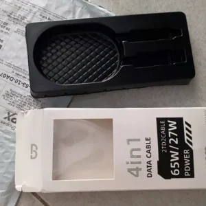 65W Sạc nhanh Đa năng GOOJODOQ, Nhiều cáp USB, Type-C, Micro cho Samsung Huawei