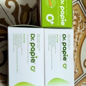 Hộp gạc rơ lưỡi/ răng miệng Dr Papie 30pcs 0+/1+
