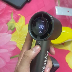 Quạt Cầm Tay Cao Cấp JISULIFE FA53 Pro1 ABS và Pro1 S - Con Lăn Tốc Độ - Đèn LED Hiển Thị - Sử Dụng Đến 15H BH 12 Tháng
