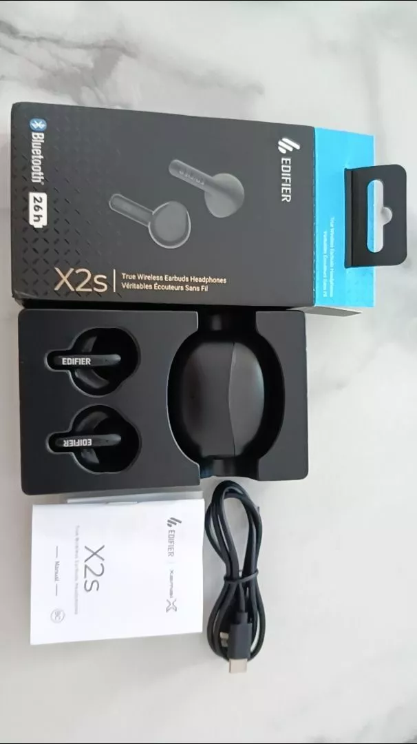 Tai Nghe Bluetooth Không Dây EDIFIER X2S/W110T Nhét Tai - Pin Đến 26H - Tùy Chỉnh EQ Qua App - 15 Tháng Bảo Hành
