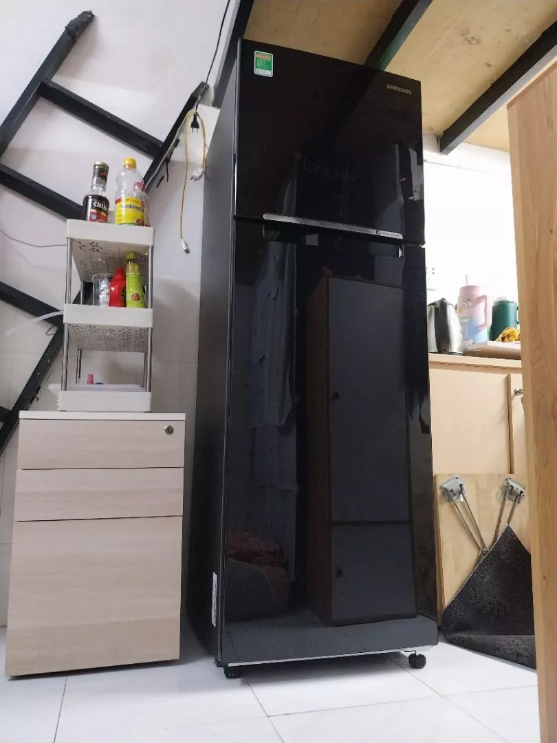Tủ Lạnh Samsung Ngăn Đông Trên 264L RT25M4032BU/SV - Ngăn Đông Mềm Optimal Fresh Zone, màu Đen