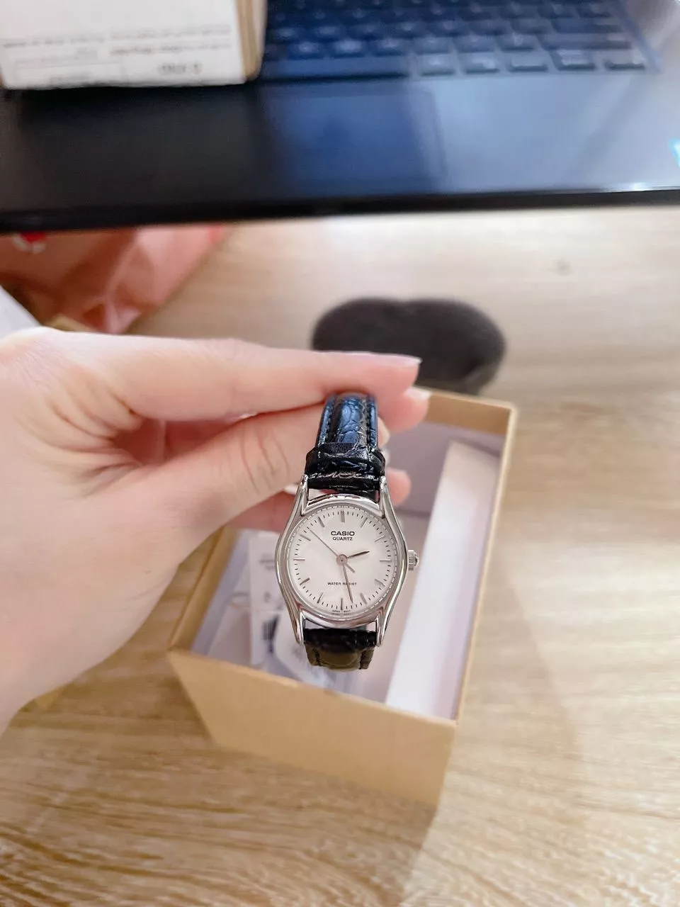 Đồng hồ nữ dây da Casio chính hãng Anh Khuê LTP-1094E-7ARDF