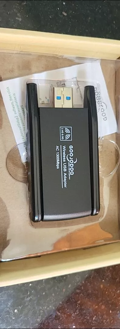 Bộ Thu Phát wifi Goojodoq 1300mbps USB 3.0 2 Râu Kết Nối Mạng Không Dây 2.4G+5G