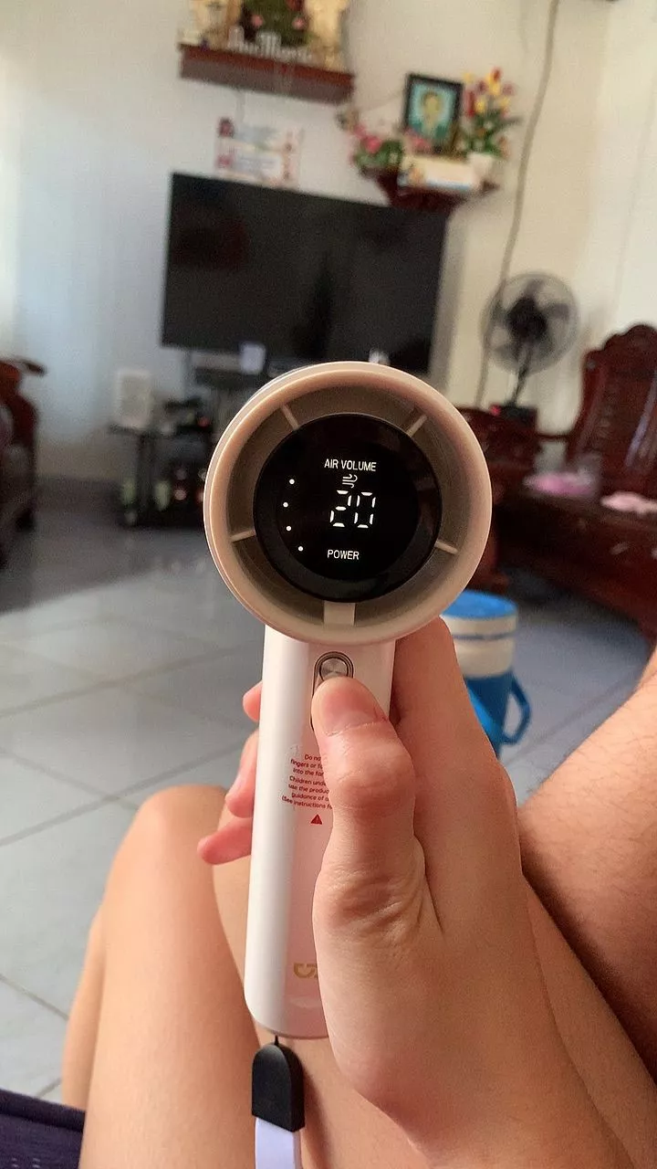 【Tặng quà/Bảo hành nửa năm】GOOJODOQ Quạt Turbo Jet 3600 mAh có thể sạc lại, cầm tay, di động, gió mạnh, tốc độ cao 100 vòng/phút